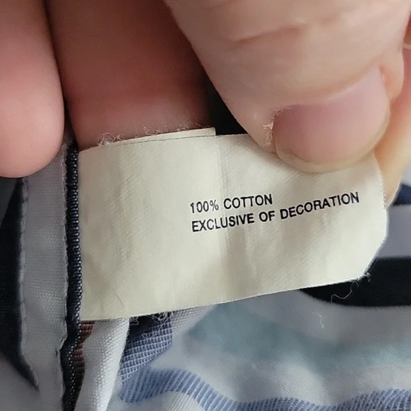 Gap Classic Pinstripe Men's Button Up Long Sleeve Shirt - Picture 11 of 13